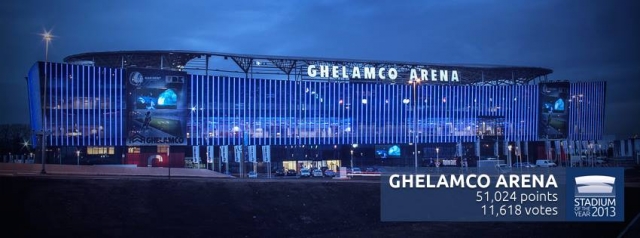 Ghelamco Arena valt weer in prijzen