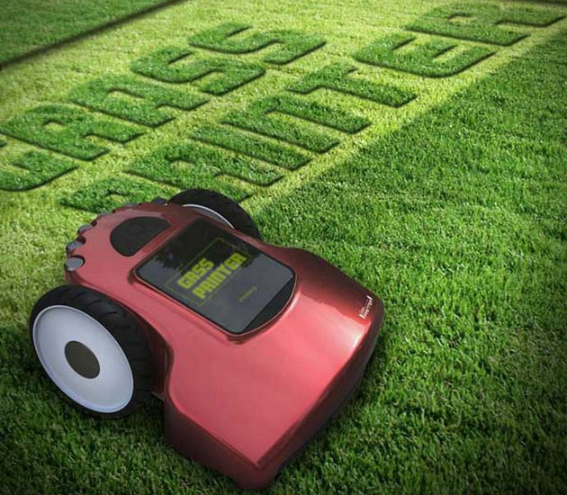 Grass Printer: zeg het met je pelouse