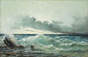DE ZEE Gustave Courbet, La Vague, 1869.