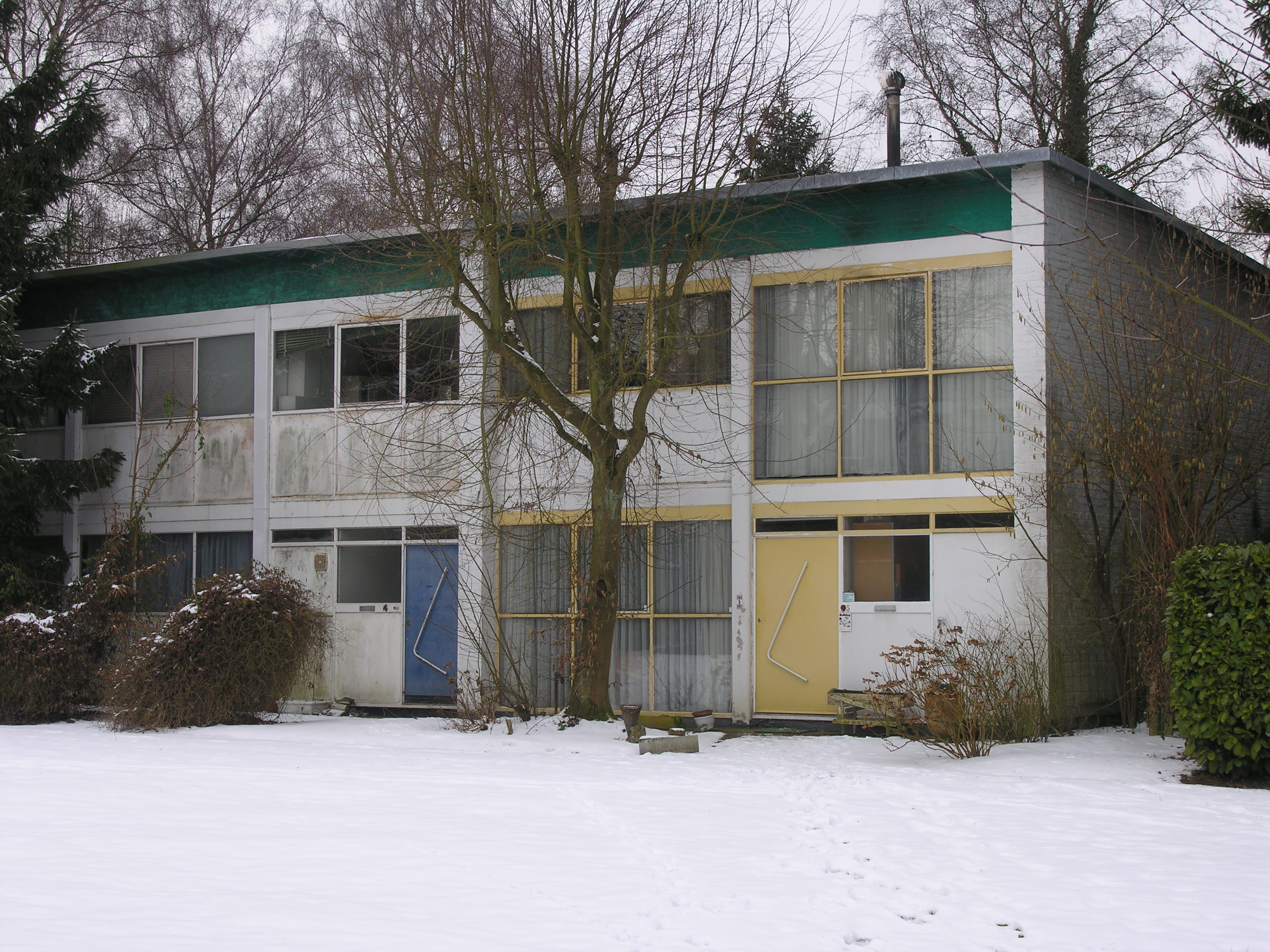 Vierwindenbinnenhof, sociale woningbouw anno 1955