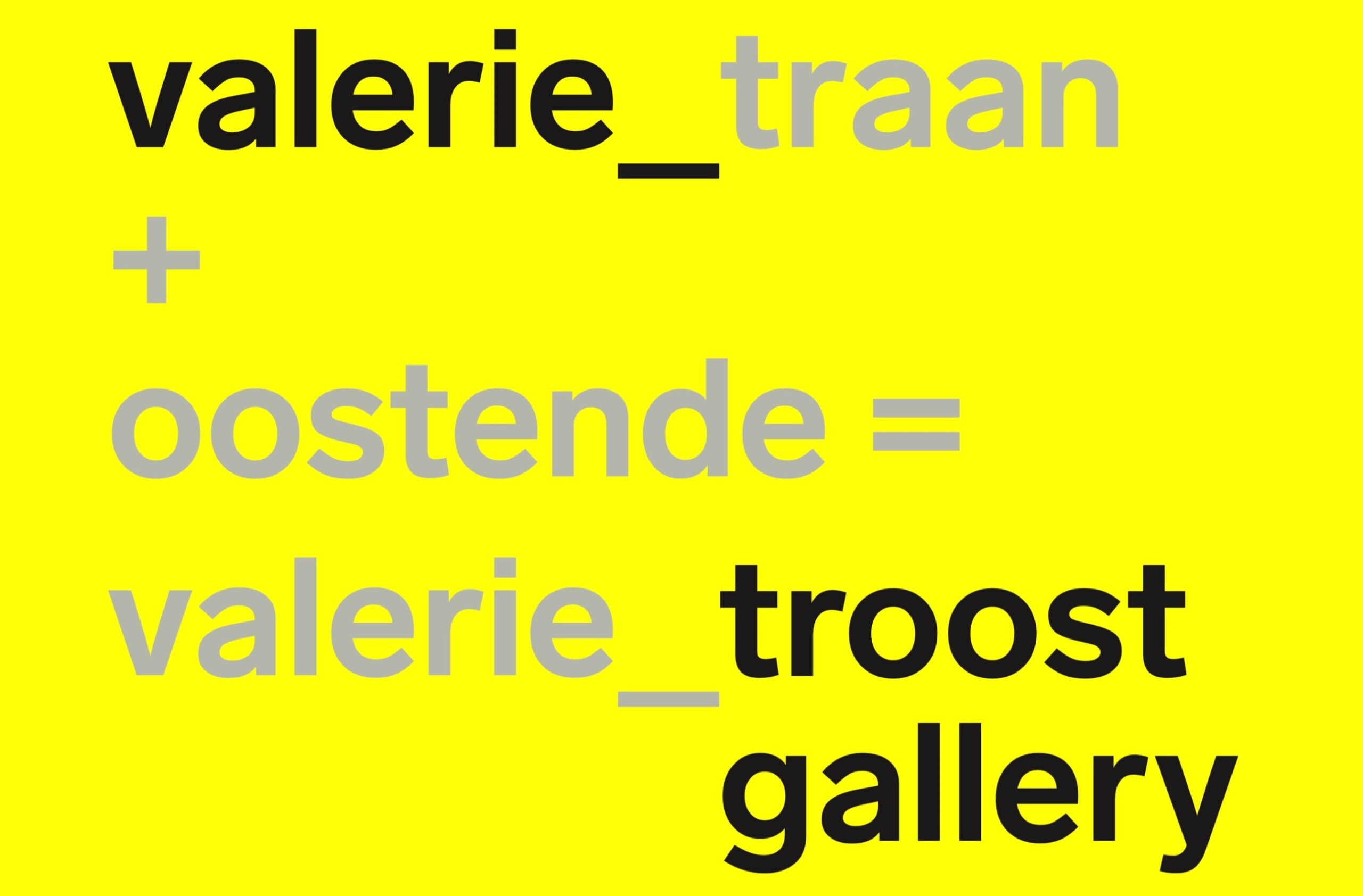 Valerie_traan opent in Oostende Valerie_troost